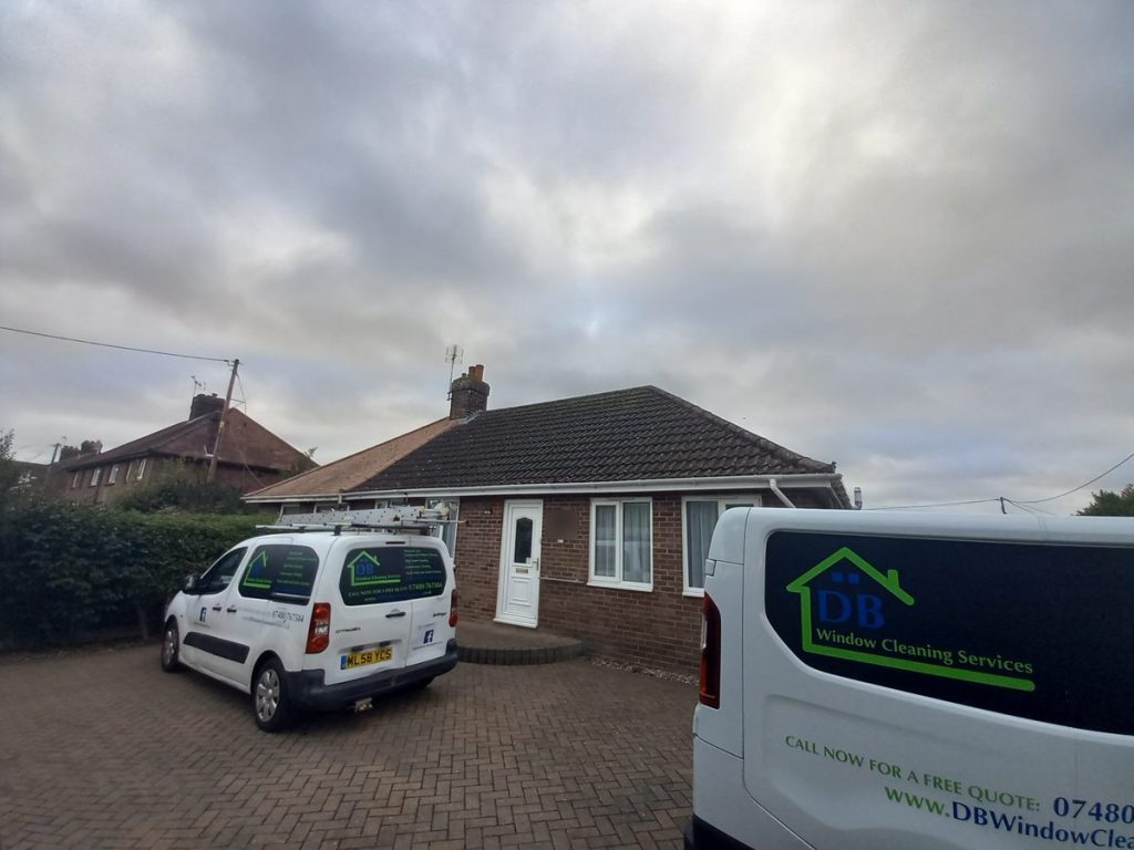 DB Window Cleaning Services vans, window cleaning in Clacton-on-Sea